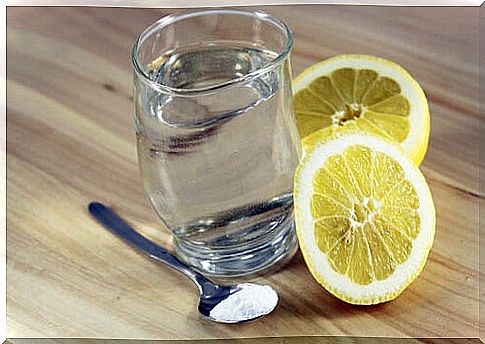 Water with lemon and salt