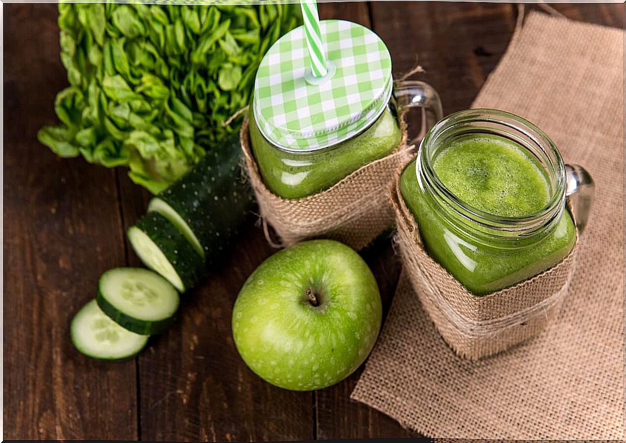 4 green juices to detoxify the colon