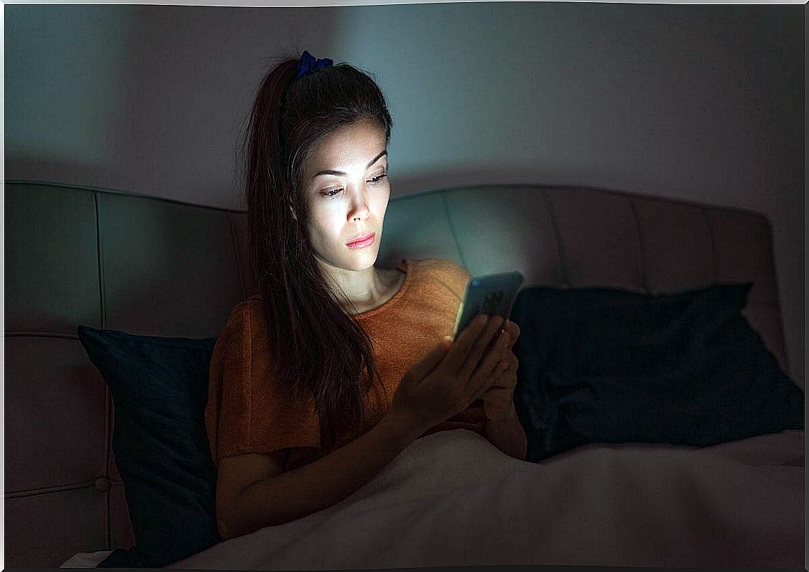 Blue light affects sleep and rest.
