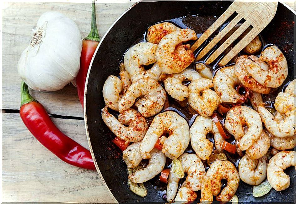 Spicy shrimp recipe.