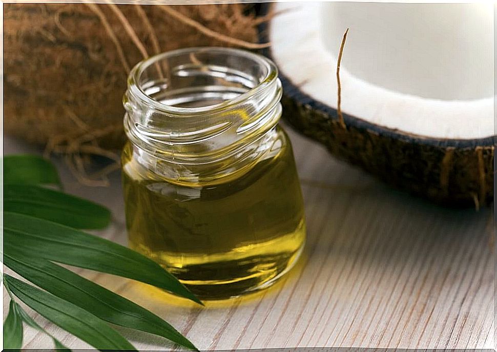 Remove make-up with coconut oil and honey.