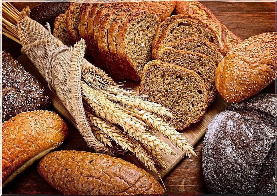 Whole wheat bread is an important part of breakfasts to lose weight