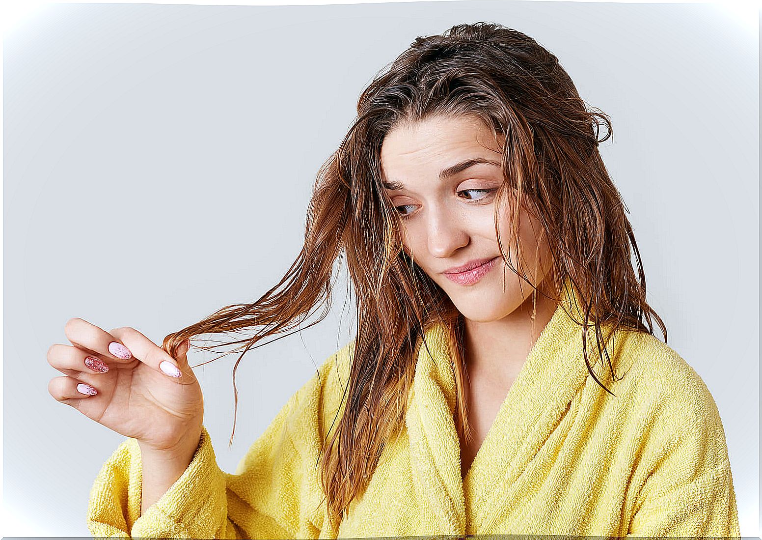 Why should you avoid sleeping with wet hair?